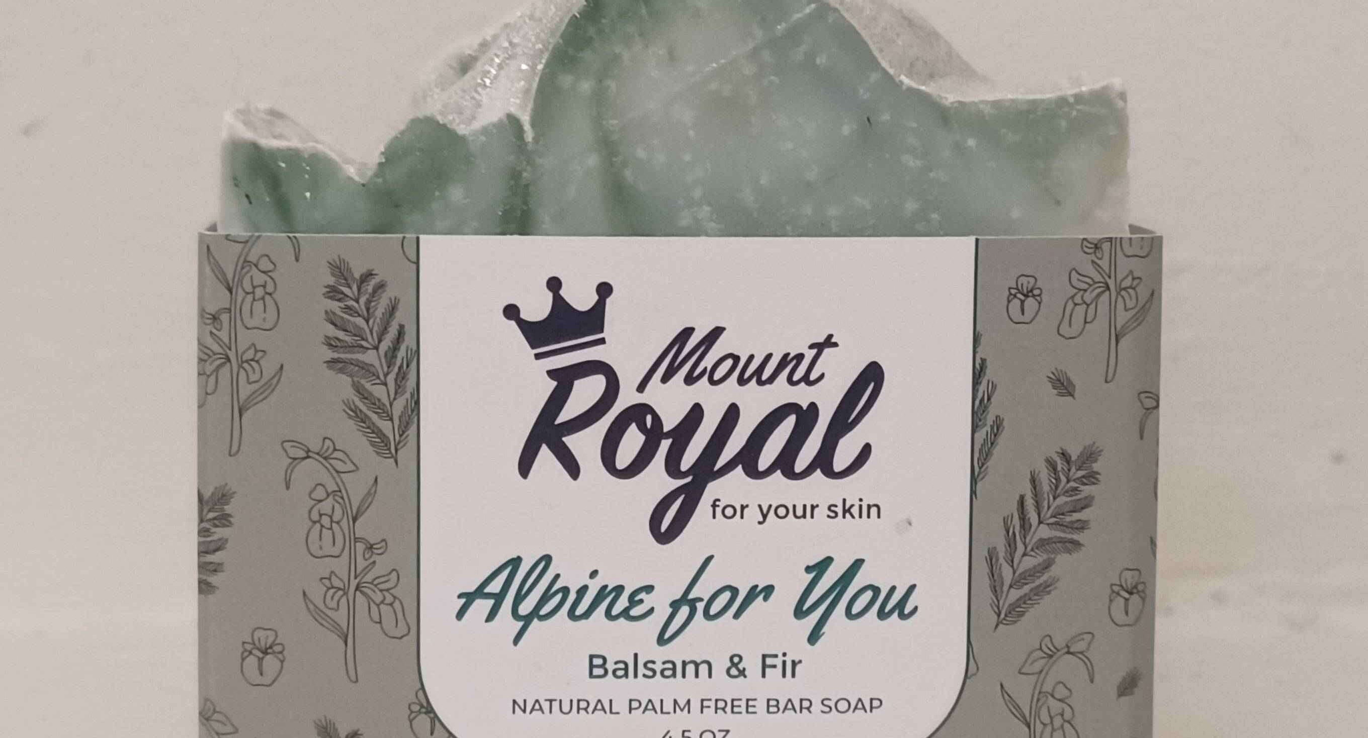 Alpine for You Balsam Scented Handmade Soap Bar - Eco-Friendly Skincare Essential