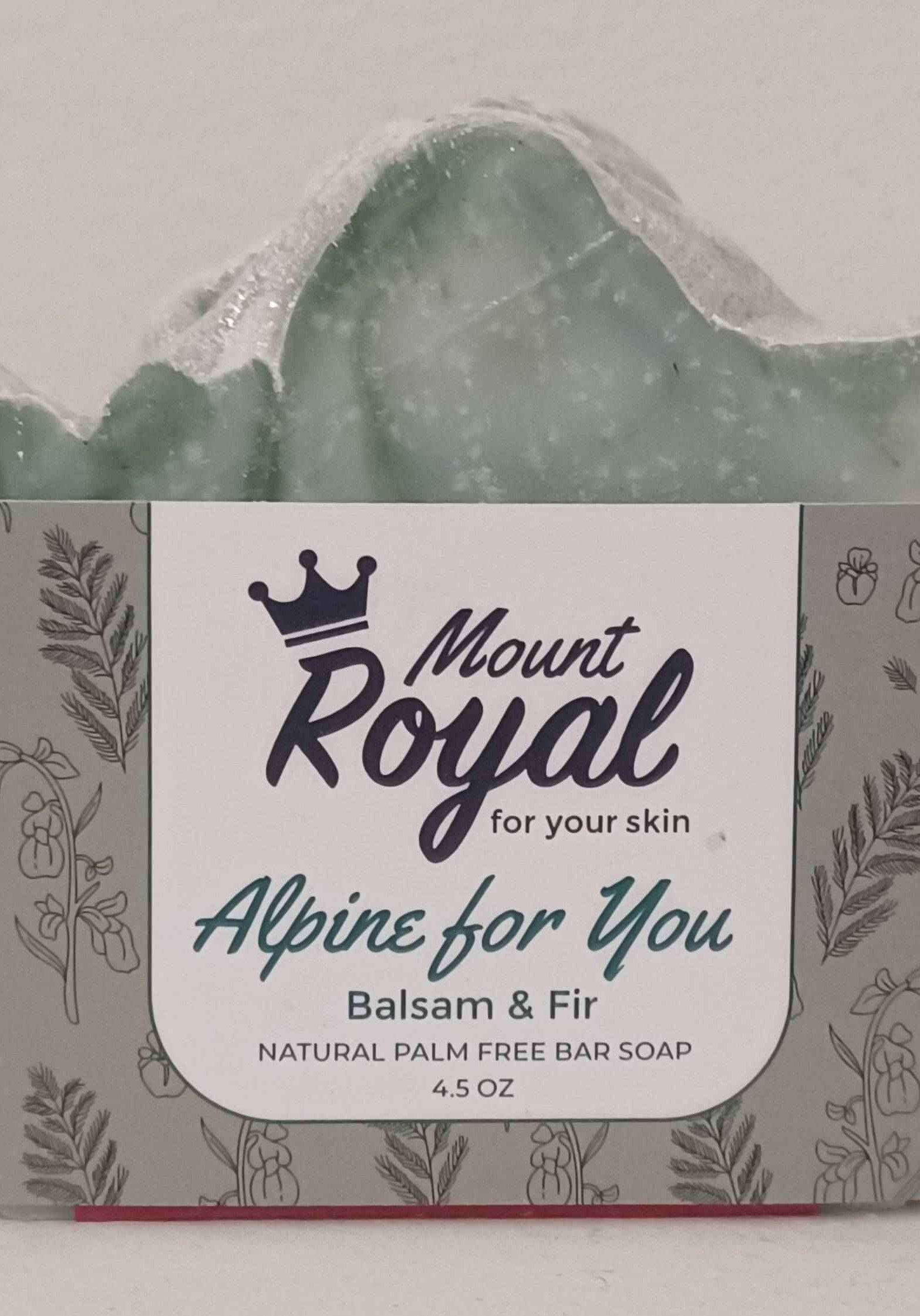 Alpine for You Balsam Scented Handmade Soap Bar - Eco-Friendly Skincare Essential