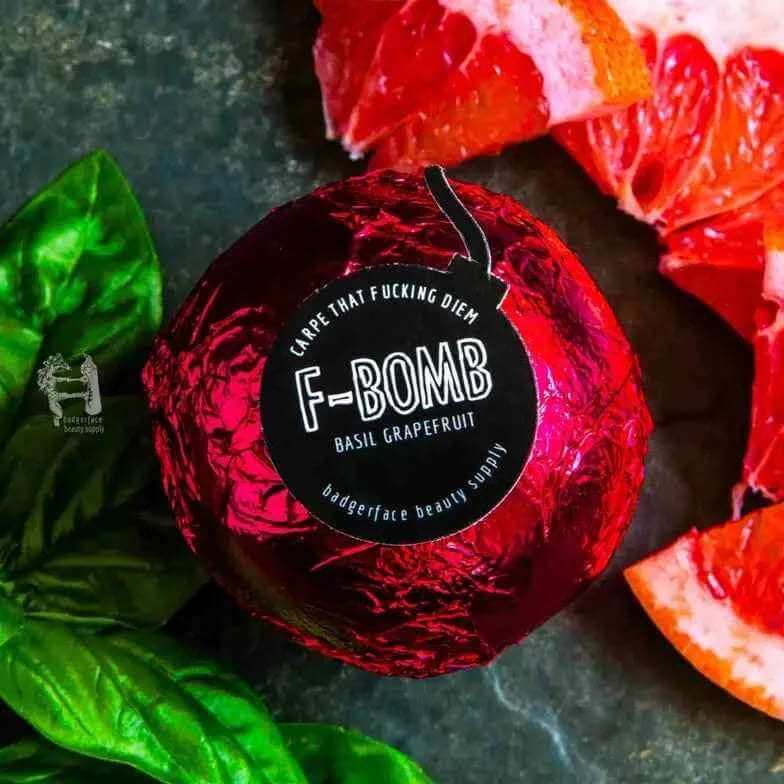 Badgerface F-Bombs - Premium Natural Bath Bombs for Relaxation
