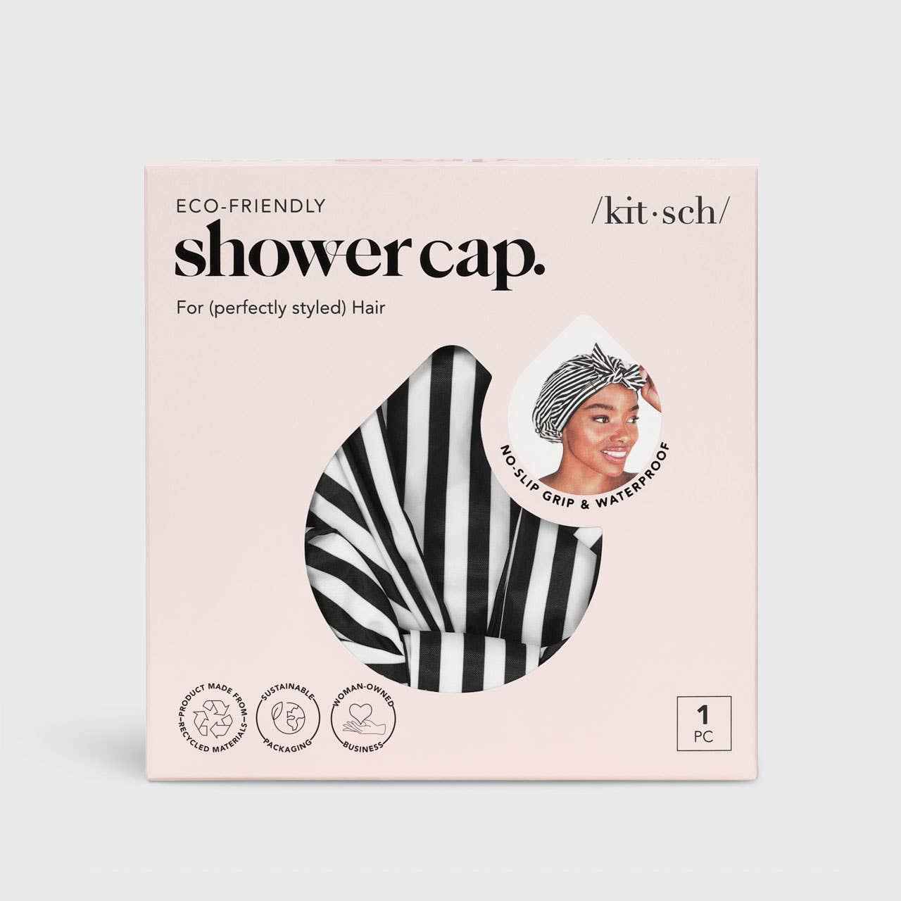 Luxury Shower Cap - Stripes