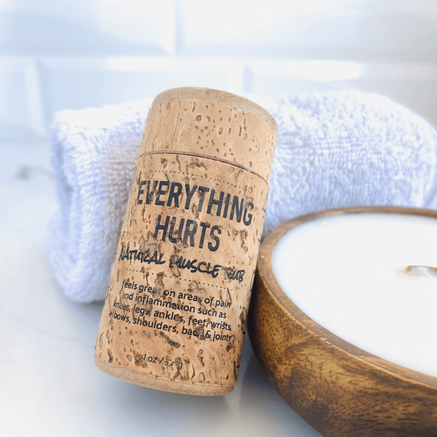 EVERYTHING HURTS - Natural Muscle Balm BIG push up