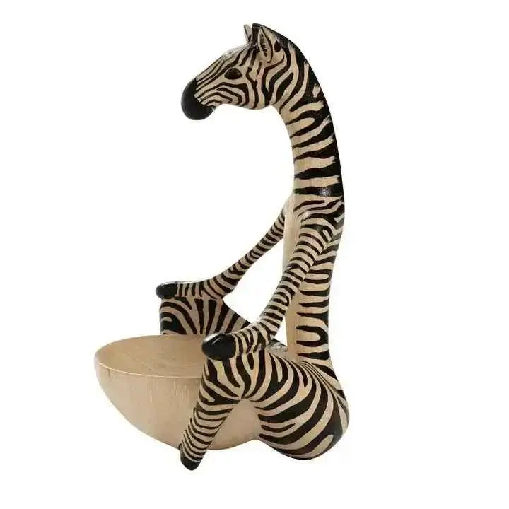Decorative Zebra Bowl for Small Trinkets and Home Décor