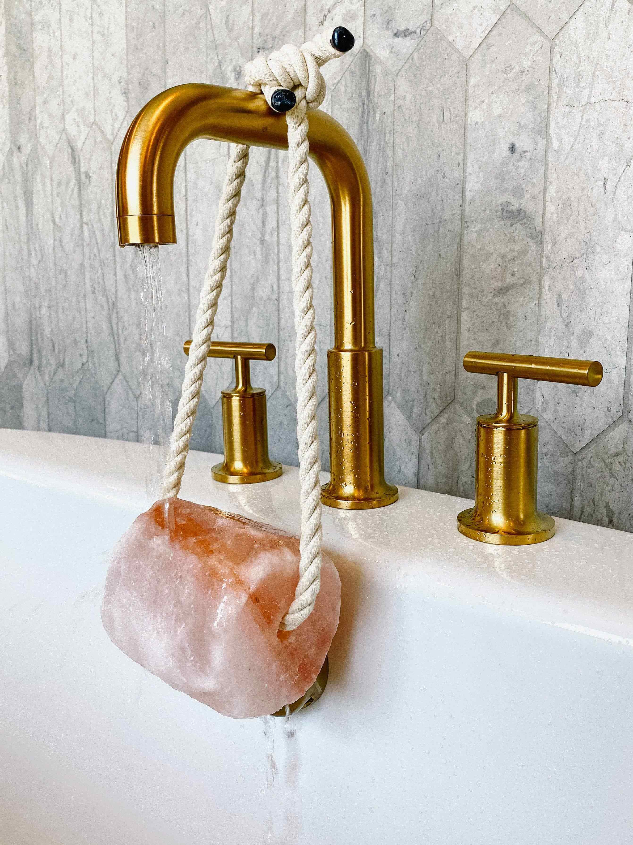 Himalayan Salt Rock for Shower - Naturally Purify Your Air While Bathing  