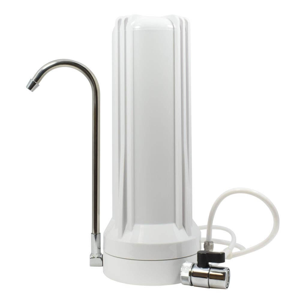 10-Stage Anti-Oxidizing Alkaline Mineral Countertop Filter: Clear