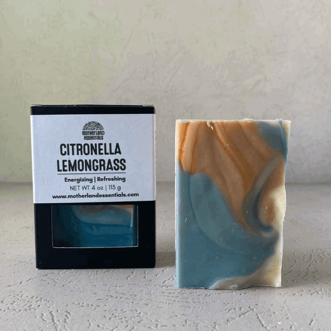 Citronella Shampoo Bar for Refreshing Cleanliness and Natural Insect Repellent  