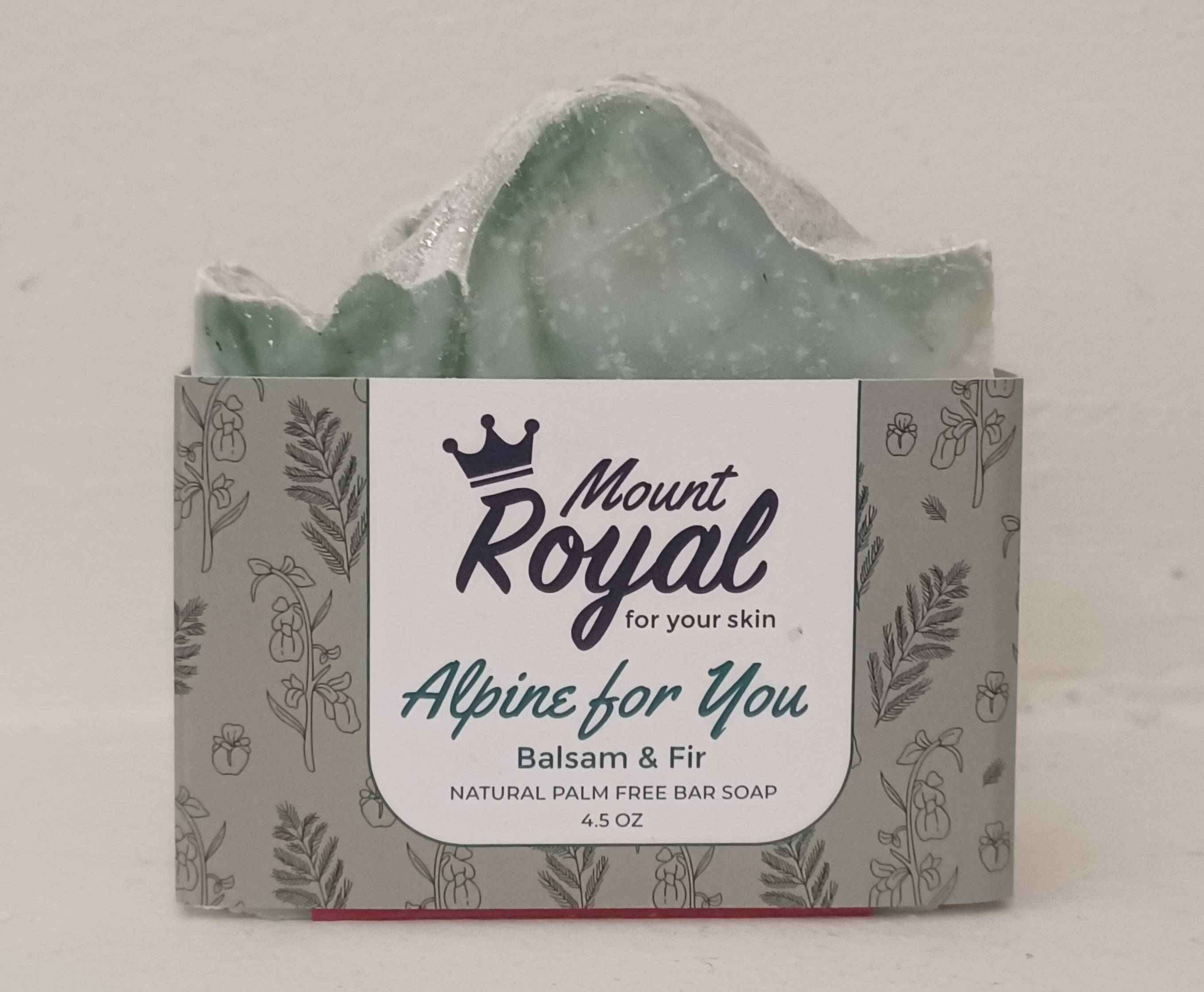 Alpine for You Balsam Scented Handmade Soap Bar - Eco-Friendly Skincare Essential  