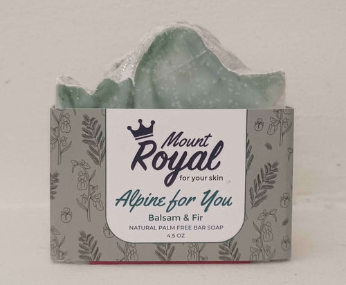 Alpine for You Balsam Scented Handmade Soap Bar - Eco-Friendly Skincare Essential  