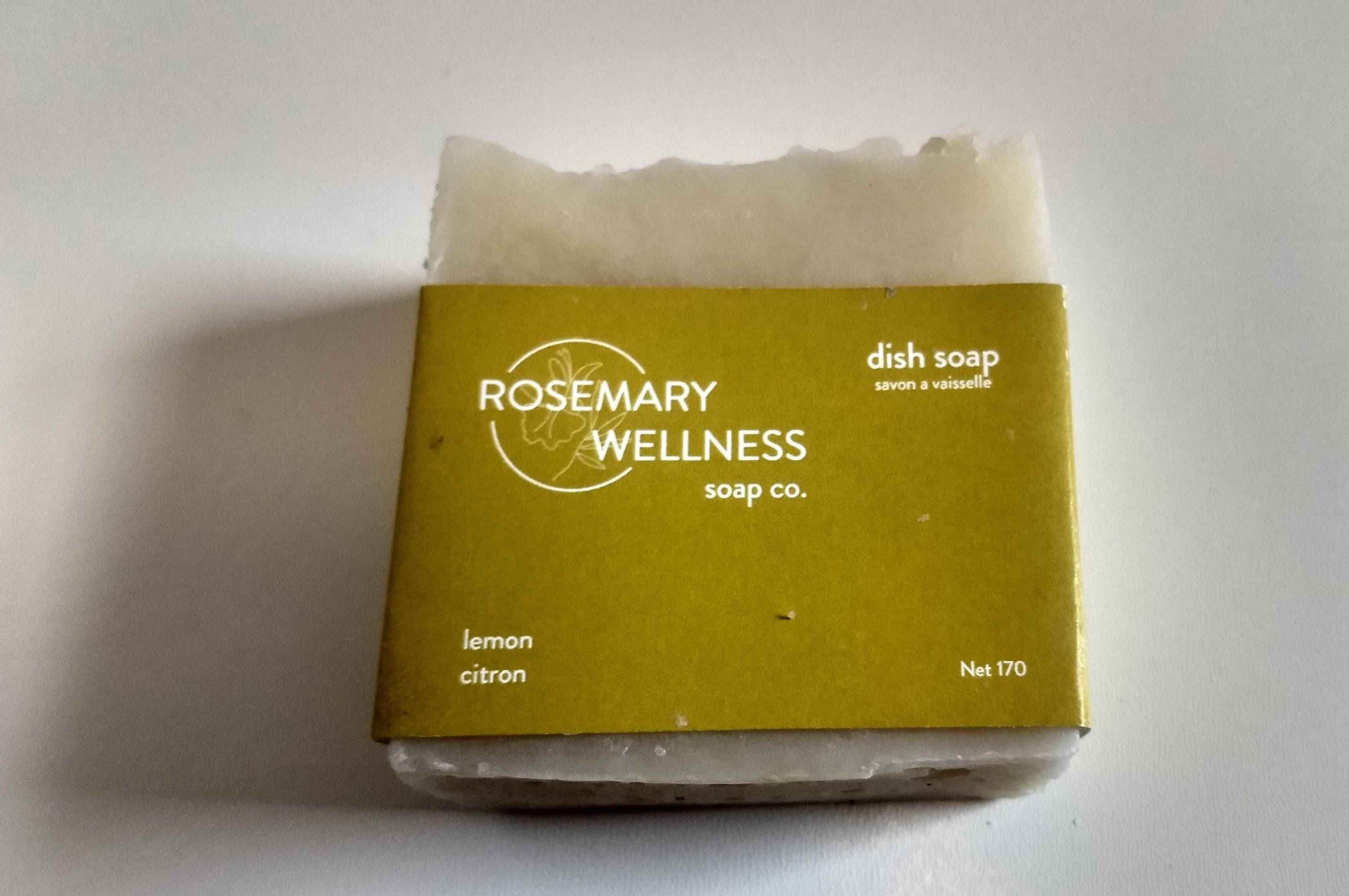 Lemon Dish Soap Bar - Eco-Friendly &amp; Effective Grease Cutter   thumbnail