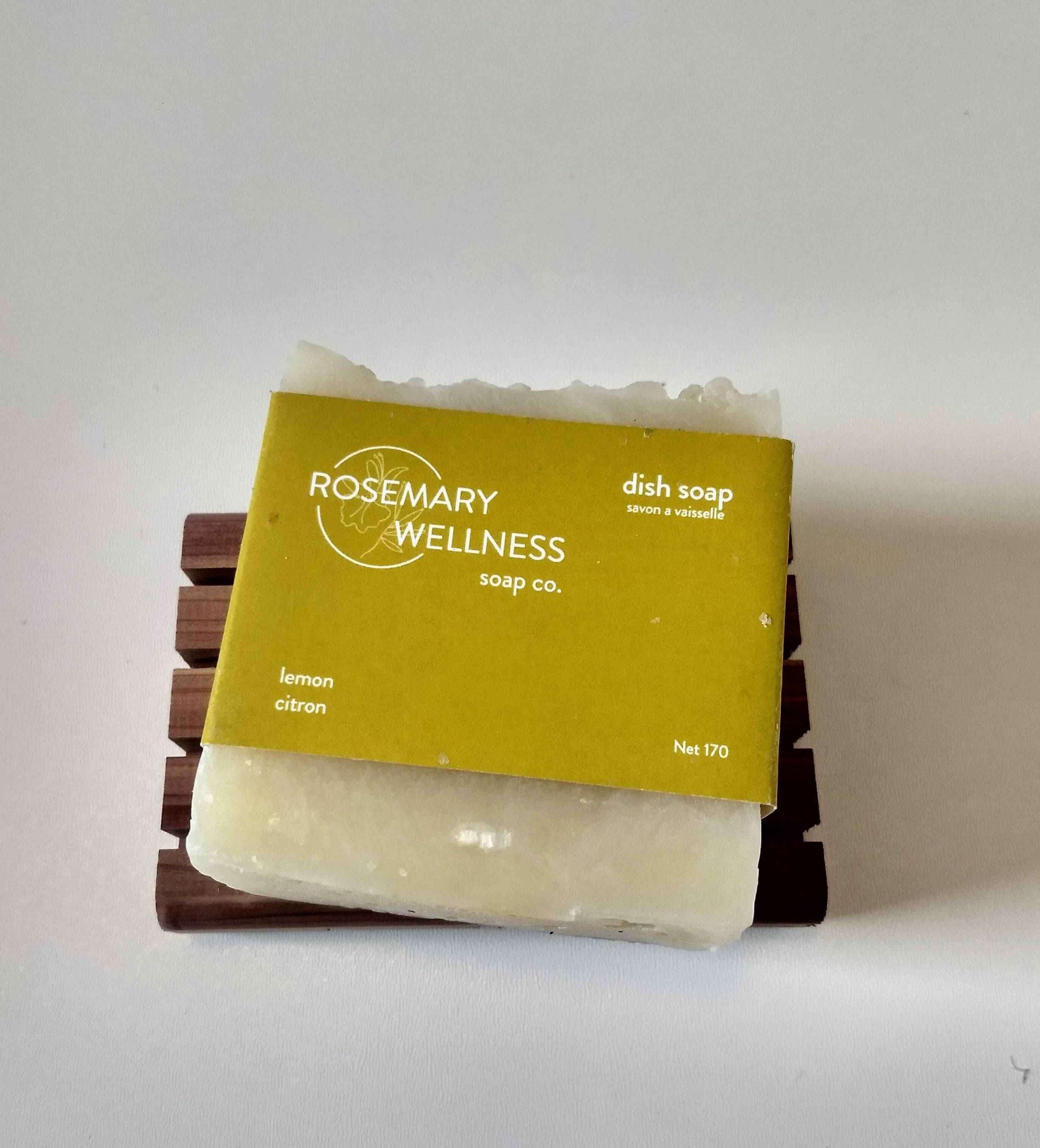 Lemon Dish Soap Bar - Eco-Friendly &amp; Effective Grease Cutter   thumbnail
