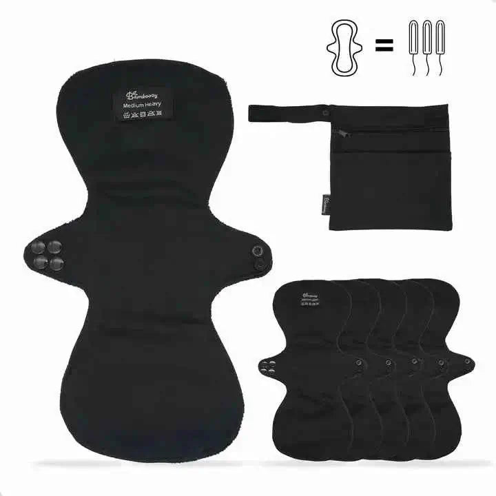 Bamboo Reusable Sanitary Pads - Eco-Friendly and Comfortable Menstrual Protection   thumbnail