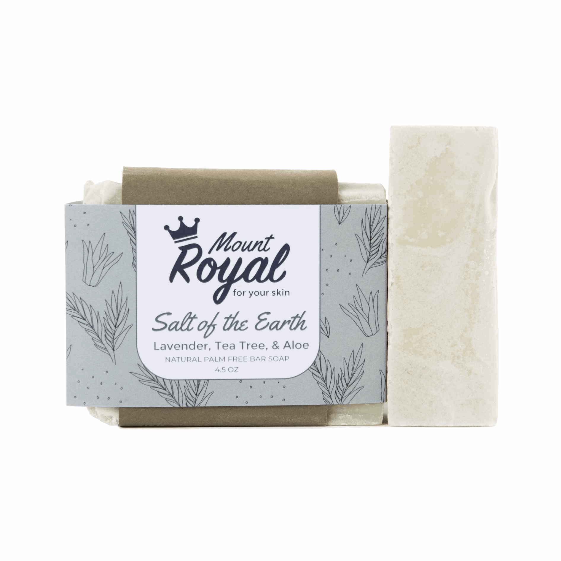 Salt of the Earth Aloe and Tea Tree Soap Infused with Natural Ingredients  