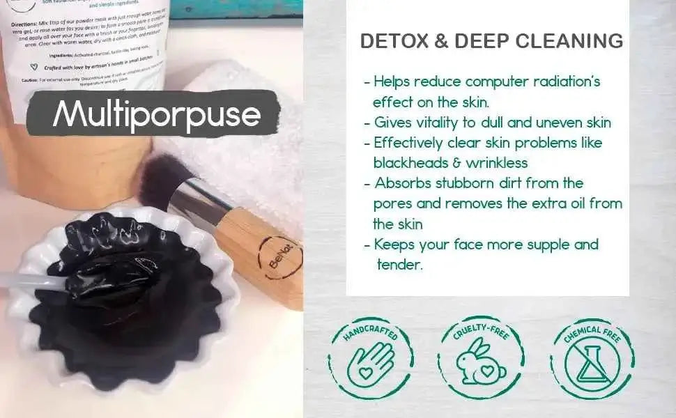 Charcoal Powder - Natural Detoxifying and Whitening Solutions  