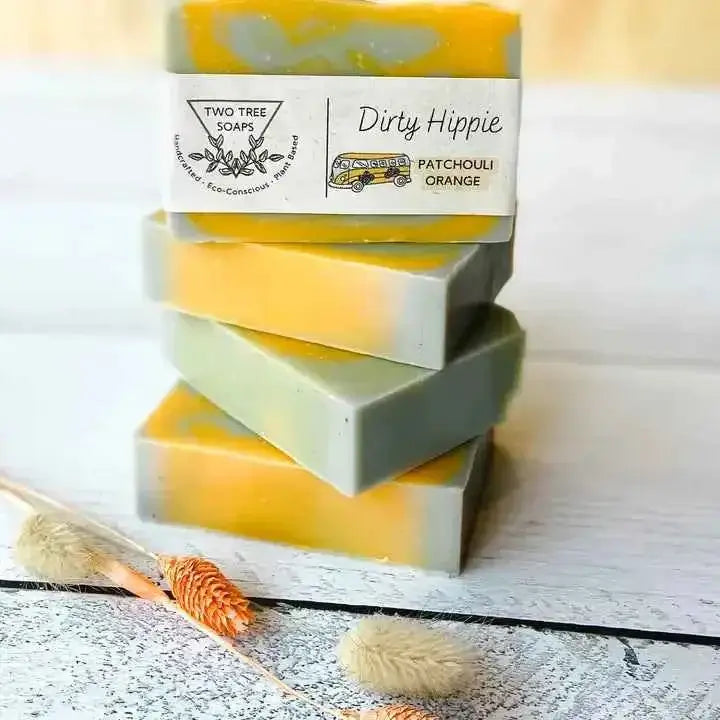 Dirty Hippie Soap Bar - Patchouli and Orange Scented Natural Soap  