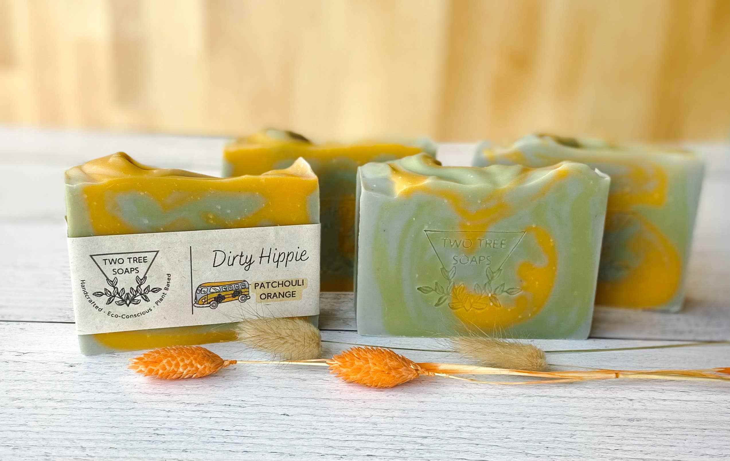 Dirty Hippie Soap Bar - Patchouli and Orange Scented Natural Soap  