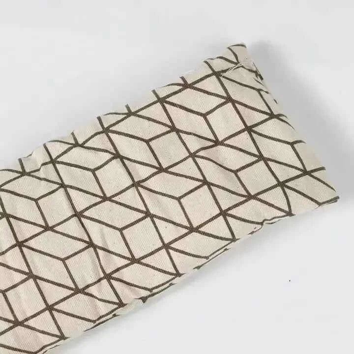 Geometric Rice Filled Therapy Wrap for Ultimate Comfort and Care   thumbnail