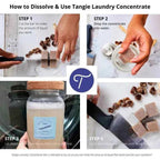 Laundry Concentrate - The Best Chemical Free Laundry Detergent for a Fresh, Eco-Friendly Clean  