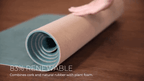 Eco-Friendly Yoga Mat for Sustainable Wellness - Non-Slip Fitness Mat for Comfortable Practice  